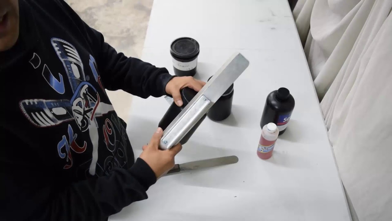 COMO EMULSIONAR UNA MALLA SERIGRAFICA PARA ESTAMPADO
