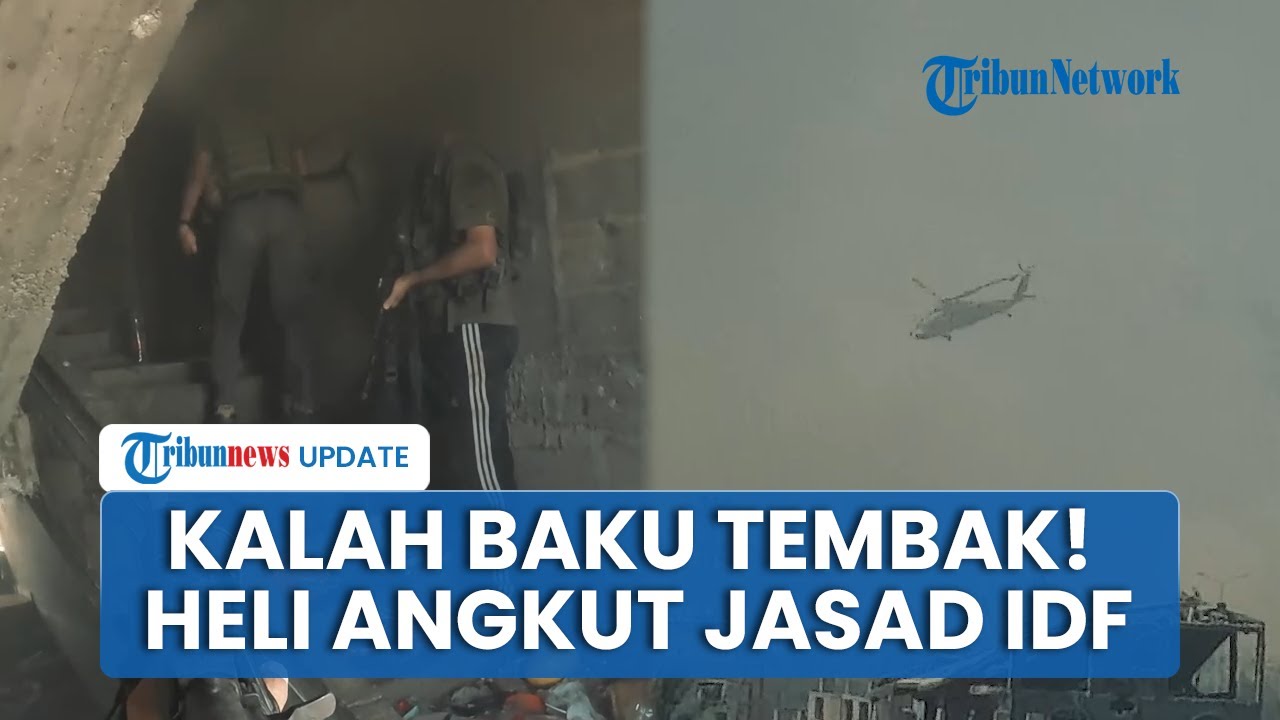 Rekaman Maut Baku Tembak Pejuang Hamas Vs Israel, Tentara IDF Kalah hingga Jasad Diangkut Helikopter