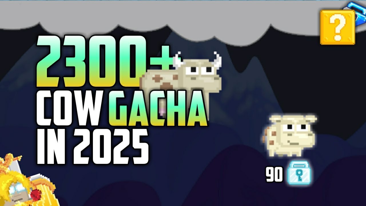 I AM COOKED!! One FULL Farm Of Cow Gacha (Calf Leash Gacha) - Growtopia 2025
