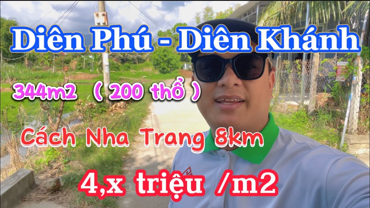 Đất Diên Phú Diên Khánh / Cách Nha Trang 8km / giá rẻ nhất khu vực