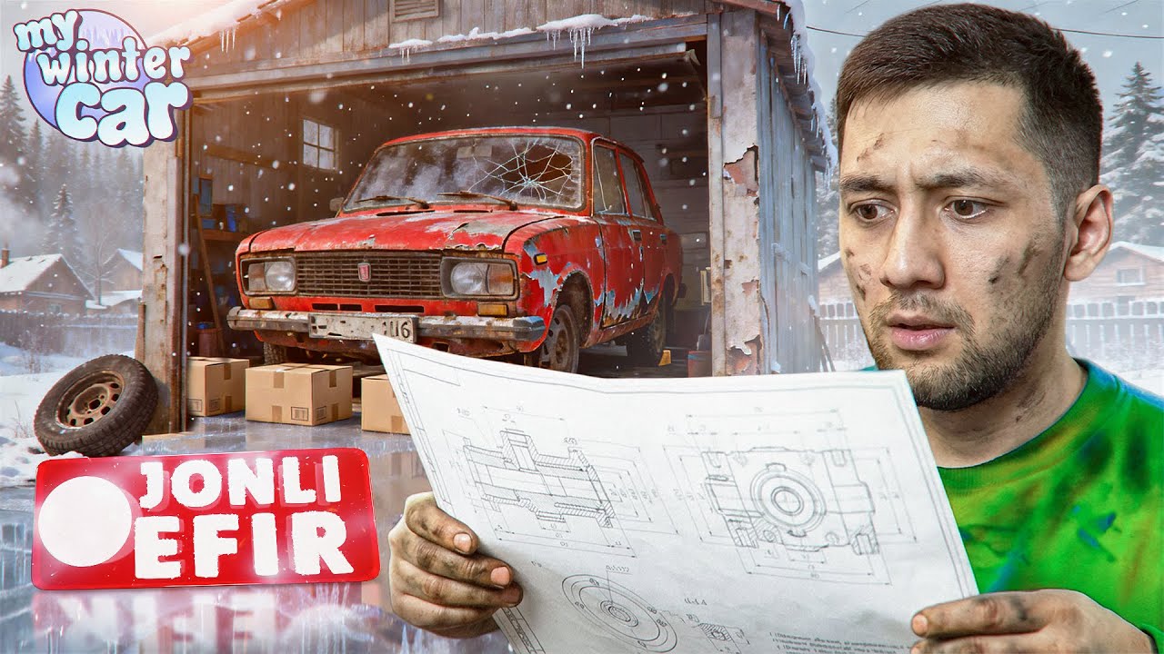 My Winter Car | Birgalikda Moshinni Itini Yeg'amiz | UZLIDER