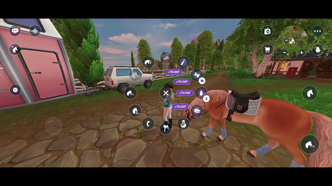 nice ride and horse escaped
