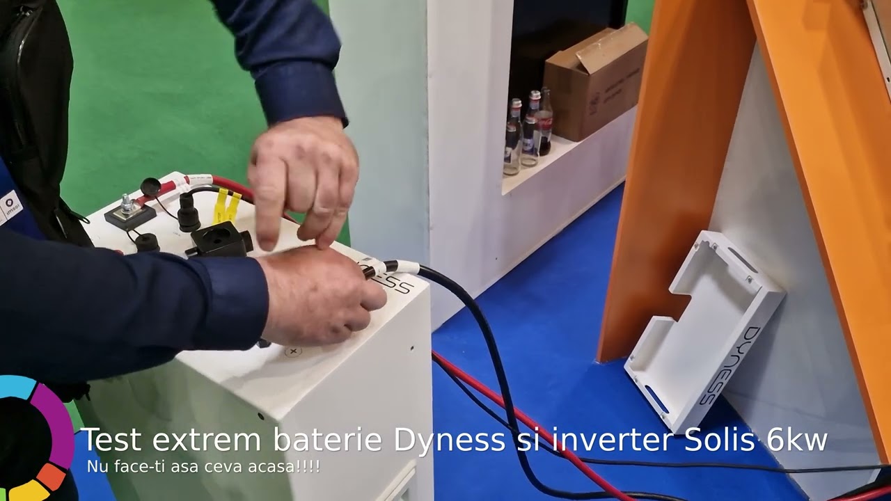 TEST EXTREM! - baterie Dyness si inverter Solis 6kw - inversam polaritatea bateriei pe inverter
