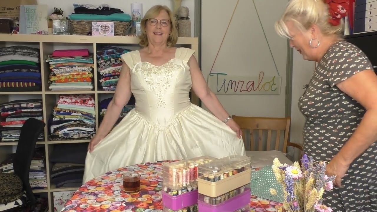 Wat te doen met een trouwjurk en een brandgaatje?