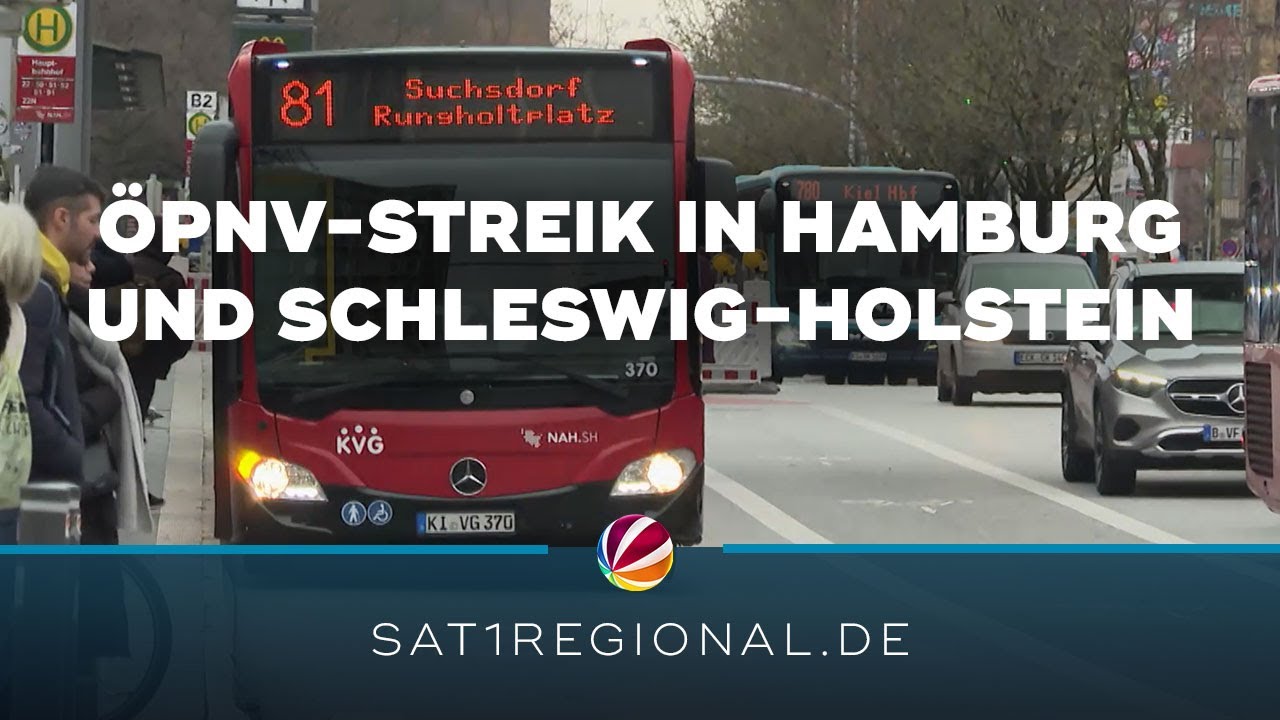ÖPNV-Streik: Massive Einschränkungen in Hamburg und Schleswig-Holstein erwartet
