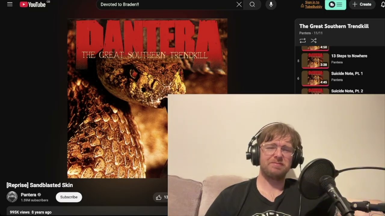 Pantera - Sandblasted Skin REACTION & First Time Listen