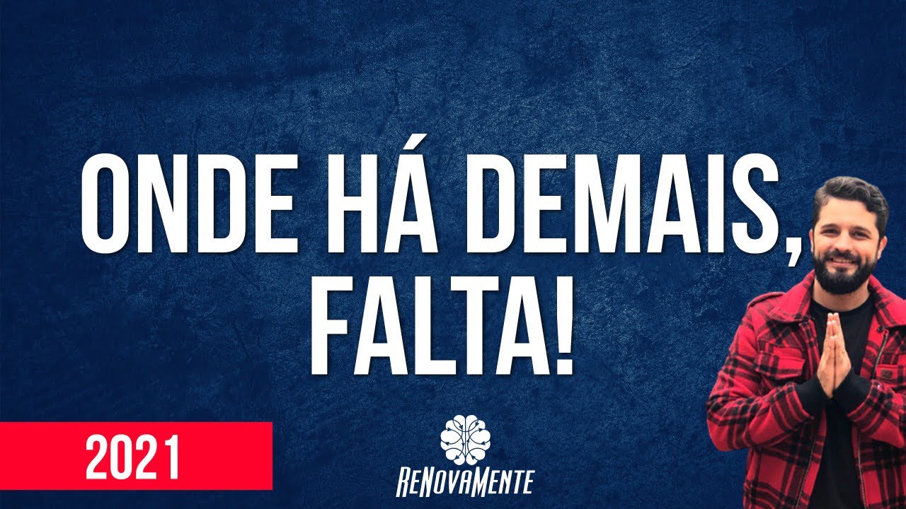 ONDE H&Aacute; DEMAIS, FALTA - Revocional - Diogo Dantas