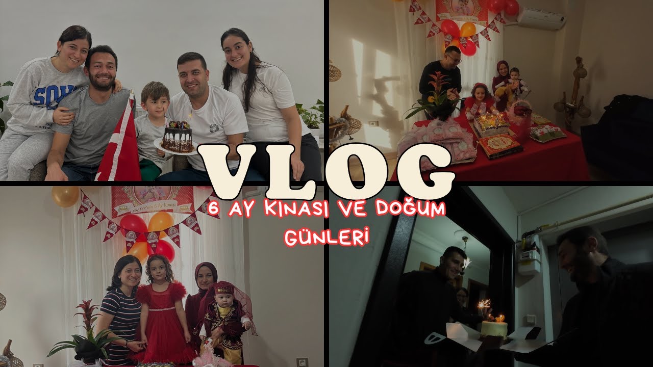 6 Ay Kınası & 6 Yaş Doğum Günü 🎂 Arkadaş Sürprizi 🎉