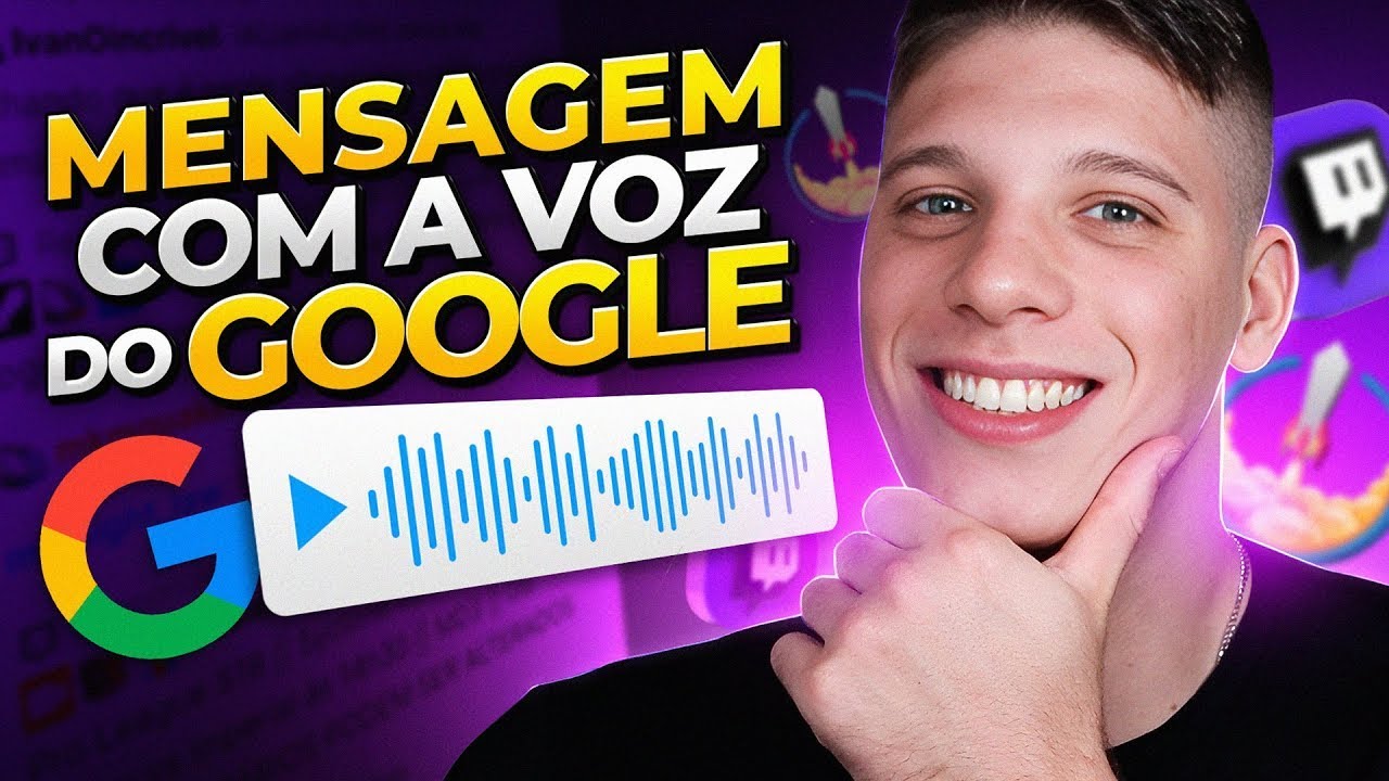 Crie MENSAGEM de VOZ Lida pelo GOOGLE na Live da Twitch Tutorial Completo Streamelements