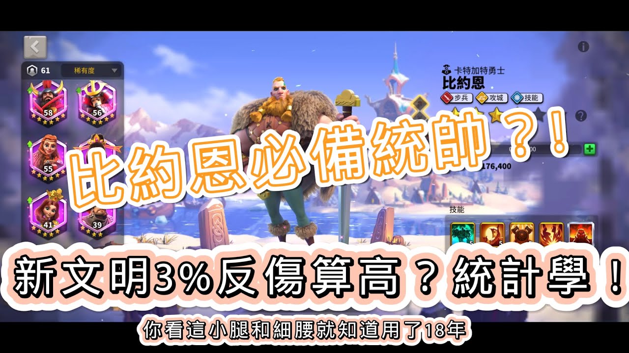 萬國覺醒 - 新文明值得換？| 布羅克爛？| 比約恩意外超强？ 如何運用？