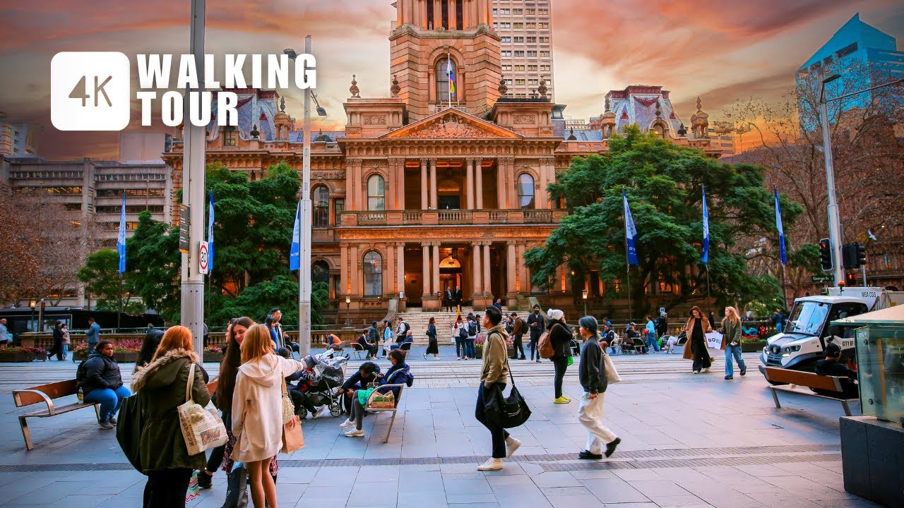 5 hours of Ambient Walks - Sydney, Australia | 4K :