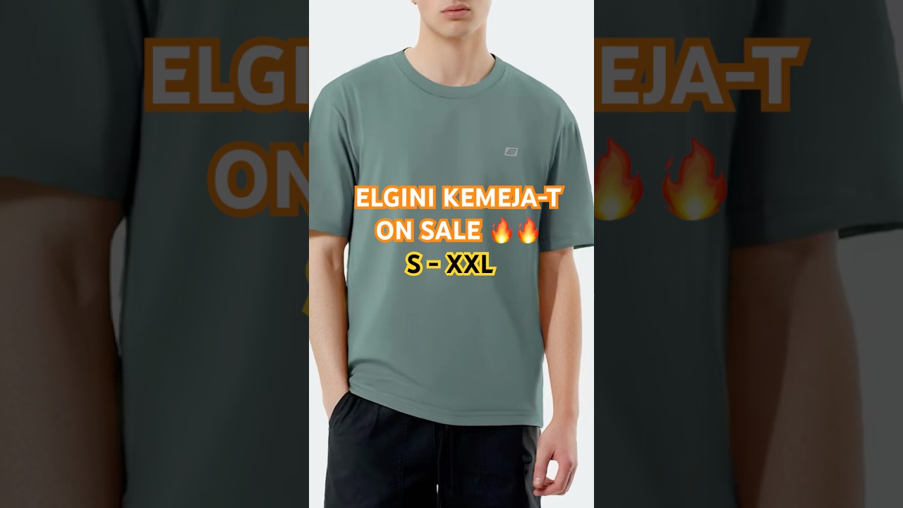 ￼🔥ELGINI E16191 Kemeja-T🔥 #PlainCottonTee #Elgini #shoppeonsale #midmonth #viralshort