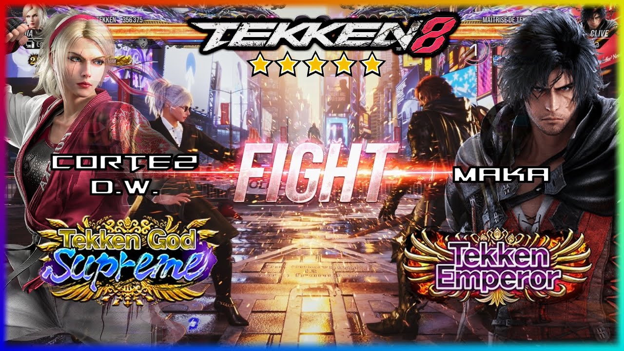 TEKKEN 8 Replays Stars - LIDIA ( Tekken God Supreme ) VS CLIVE ( Tekken Emperor ) High Level