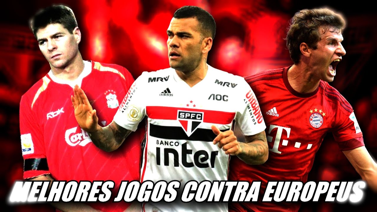 TOP 10 JOGOS DO SÃO PAULO CONTRA TIMES EUROPEUS
