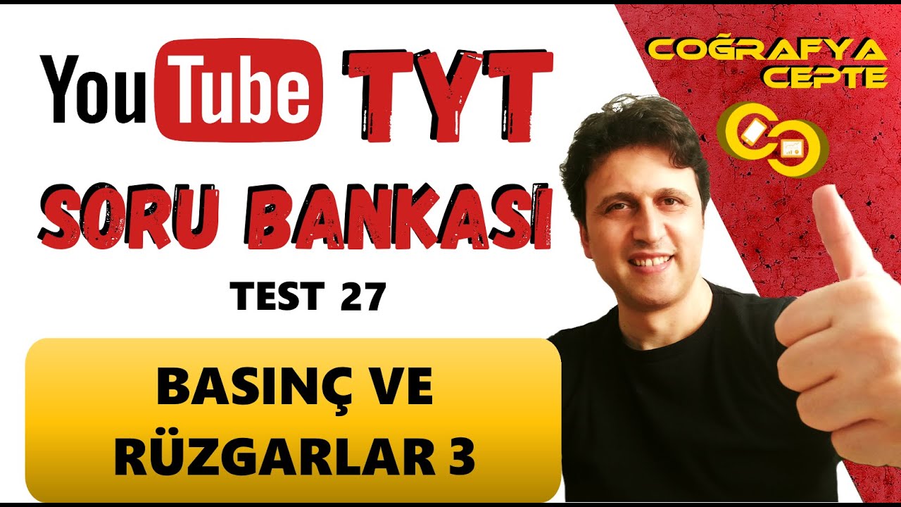 TYT COĞRAFYA SORU ÇÖZÜMÜ 27 - BASINÇ VE RÜZGARLAR SORU ÇÖZÜMÜ 3 #tytcoğrafya #coğrafya