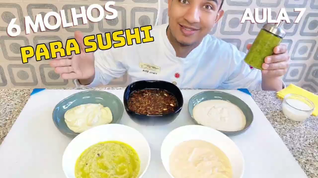 Faça em casa ! 6 molhos para sushi, rápido, prático e fácil!
