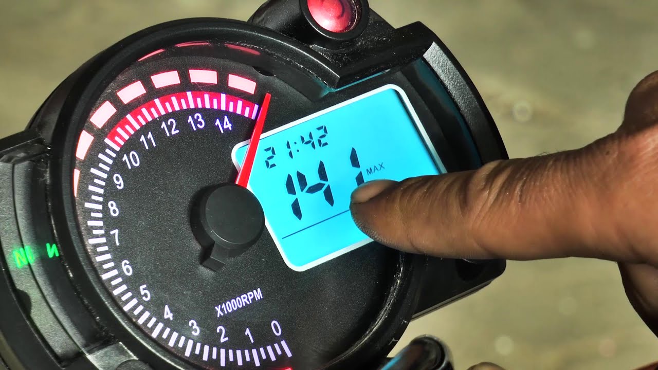Como configurar tablero de moto universal