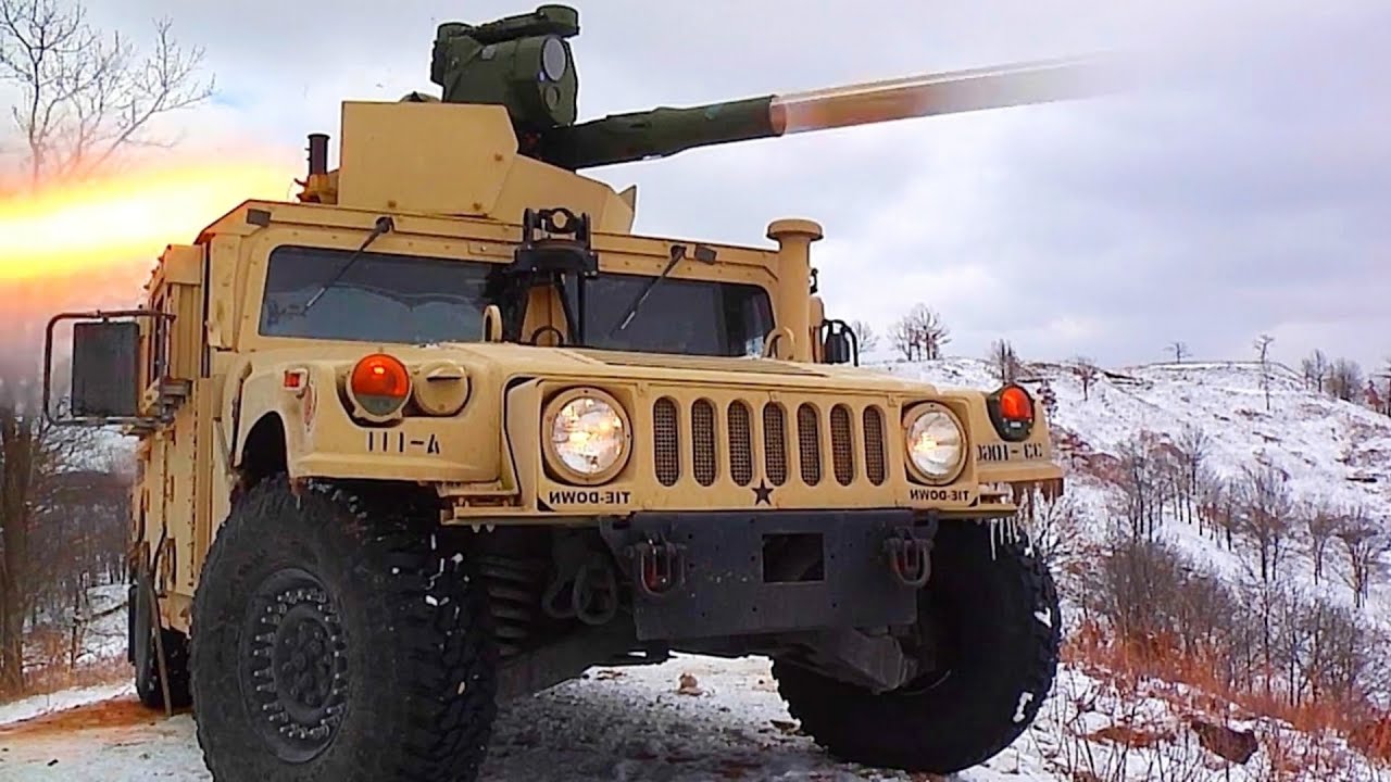 Охотники на танки. Противотанковый ракетный комплекс BGM-71 TOW армии США в действии.