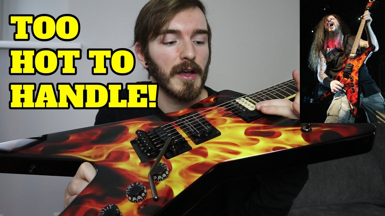 This Dimebag Guitar Is STRAIGHT FIRE - Dean Dime-O-Flame (Demo & Review)