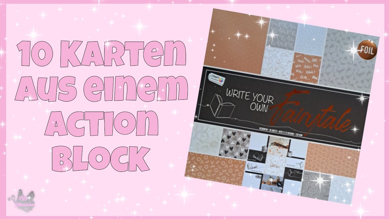 💕 10 Karten aus einem Action Block 💕 Write your own Fairytale