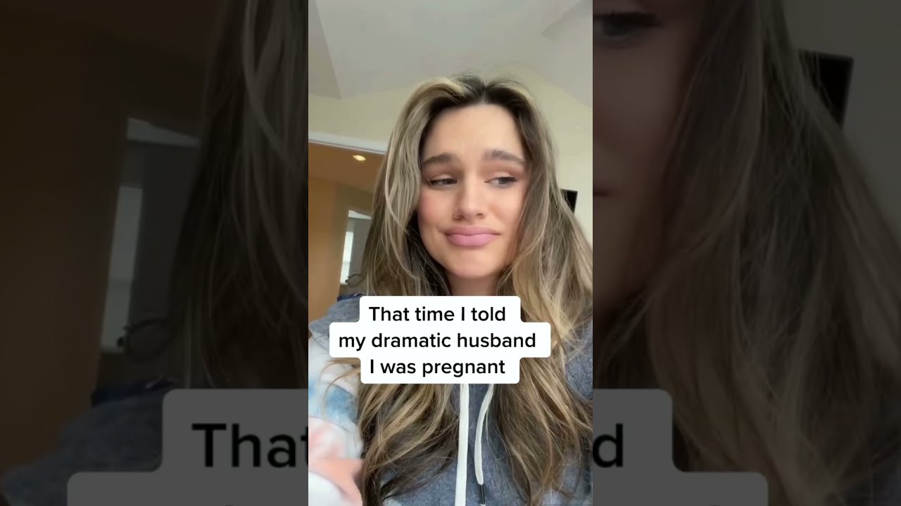 Telling my dramatic husband I&rsquo;m PREGNANT&hellip;. #shorts