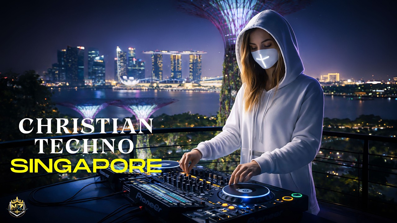 CHRISTIAN TECHNO DJ Set | Singapore Skyline Driving Deep House Mix