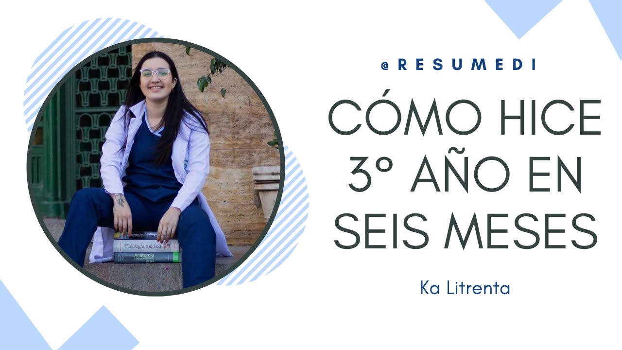 3° AÑO EN SEIS MESES: CÓMO LO HICE? [MEDICINA UBA]