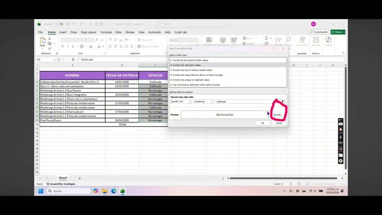 Tutorial Excel; ¿Cuánto ocupo para pasar? 