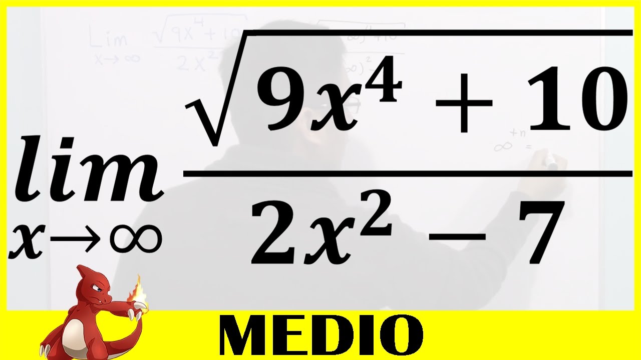 Límites al Infinito - Ej.2 (Con Raíz Cuadrada en el Numerador)