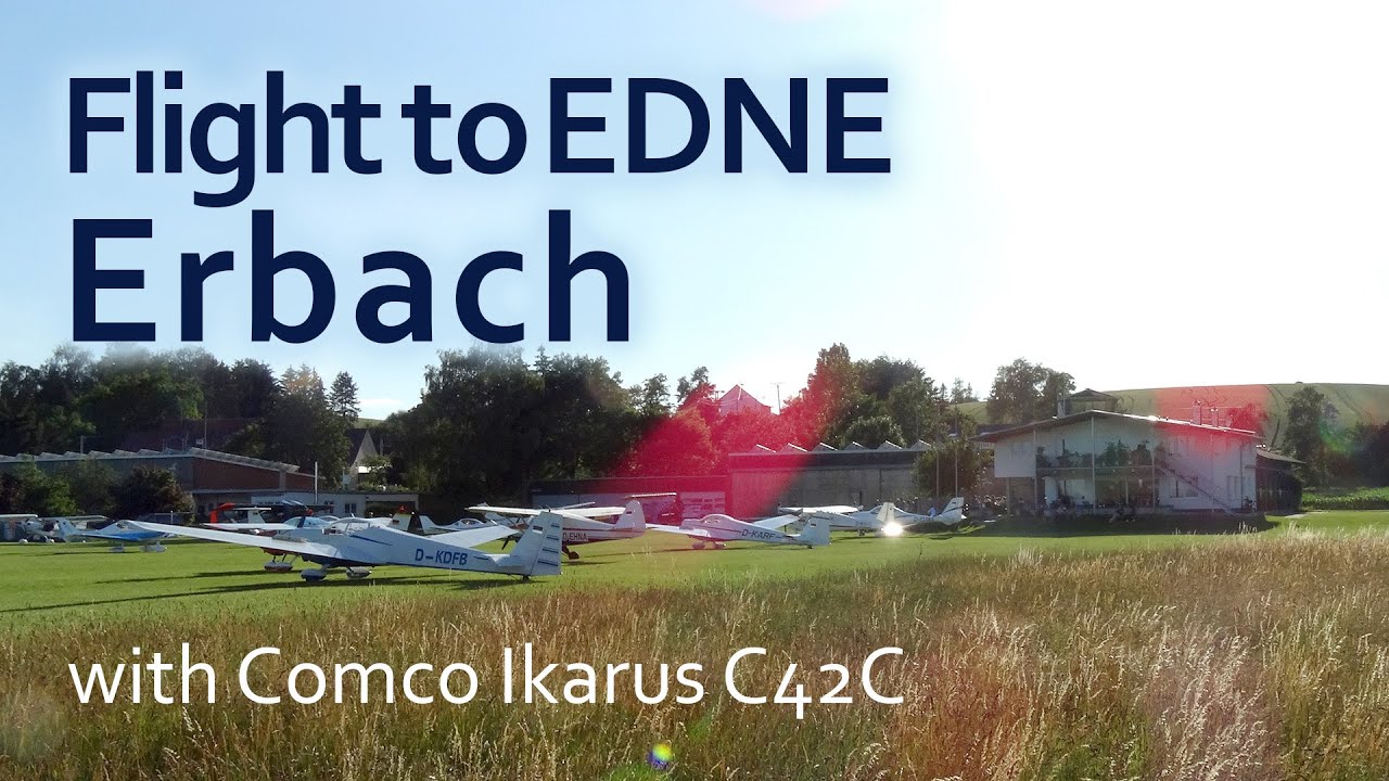 ✈ Flug nach Erbach mit einer Comco Ikarus C42C