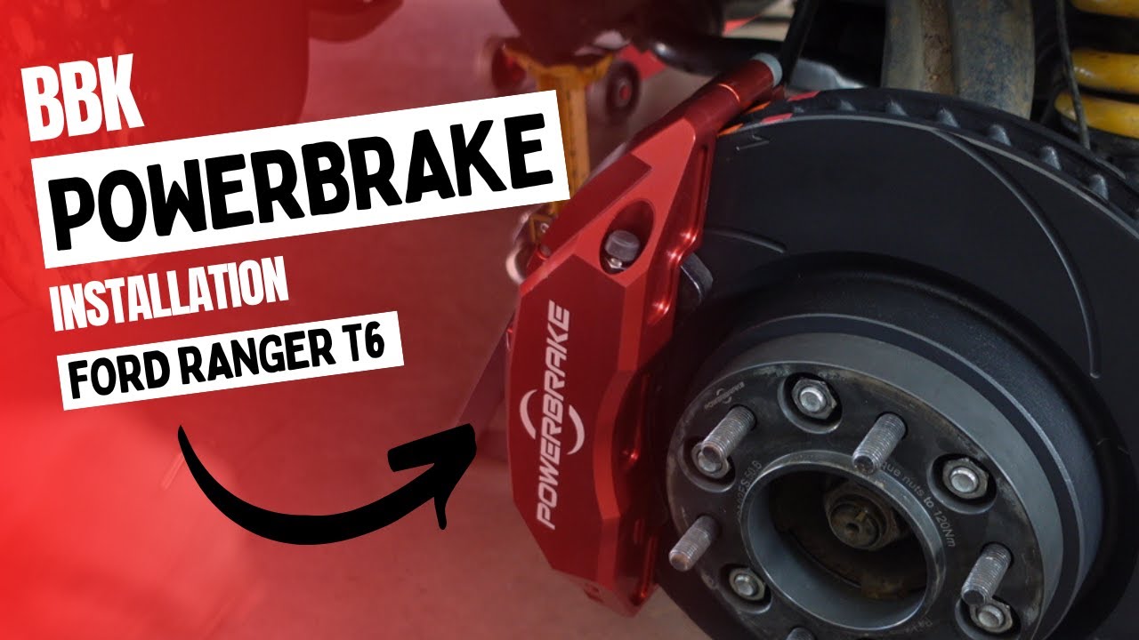 Installation of a Powerbrake X-Line Big Brake Kit on a Ford Ranger T6.