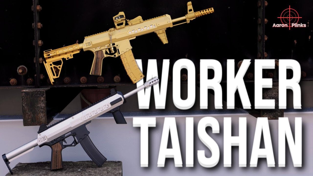 Gonna Be Golden! Worker Taishan CNC Full-Metal Nerf Blaster | Assembly, Guide, Testing & Review