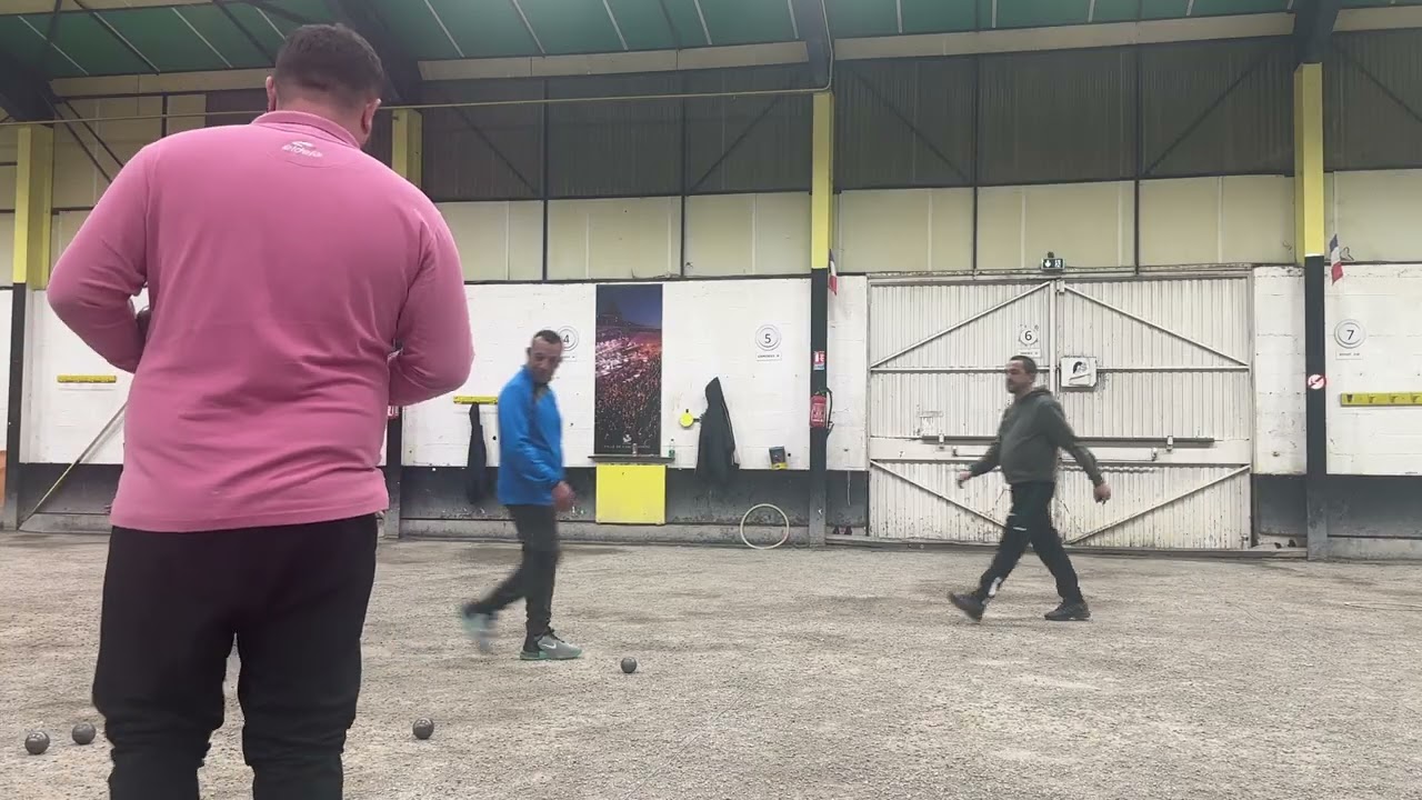 Финал турнира Masters в парном разряде в Каркасоне по петанку, январь 2026 г.
