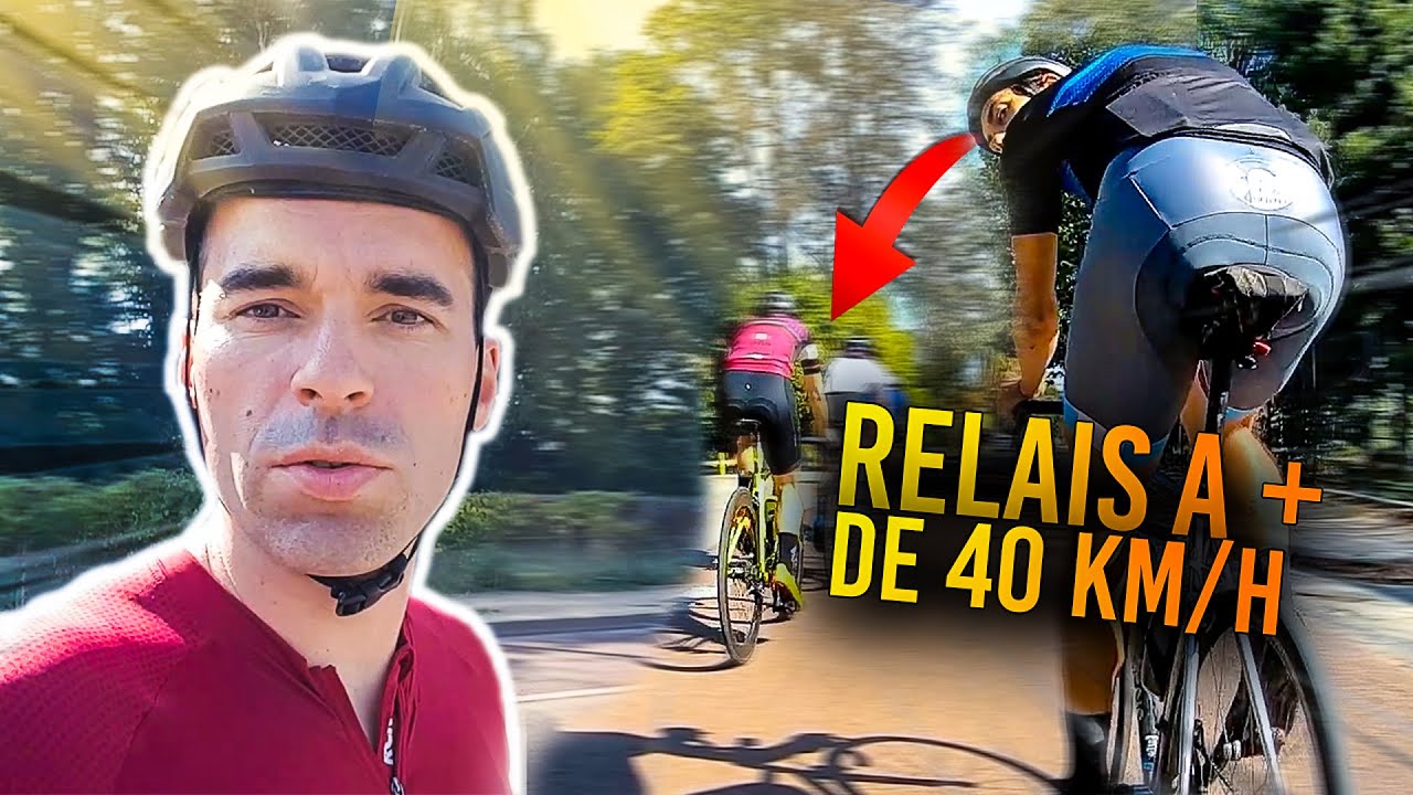 Je force pour rester dans les roues du groupe à Longchamp ! 🚀