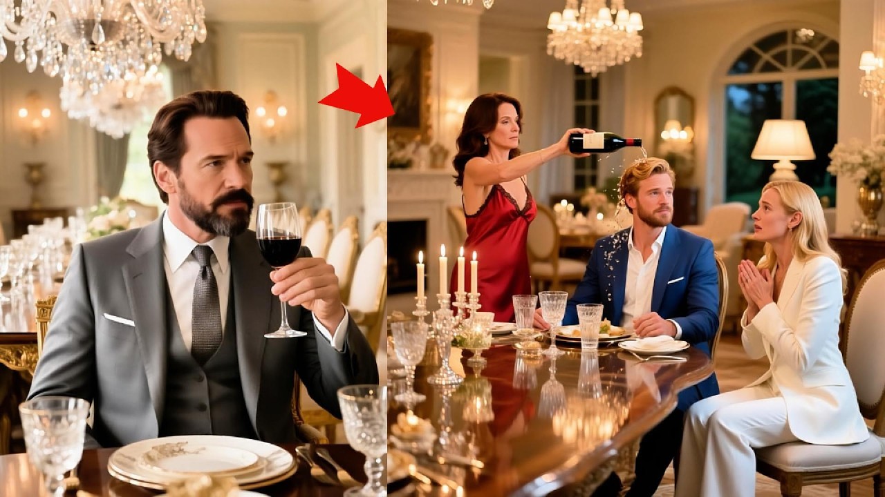 LE DÎNER FAMILIAL EST DEVENU UN SCANDALE — QUAND LE PÈRE DU MILLIONNAIRE A PRIS LA PAROLE…