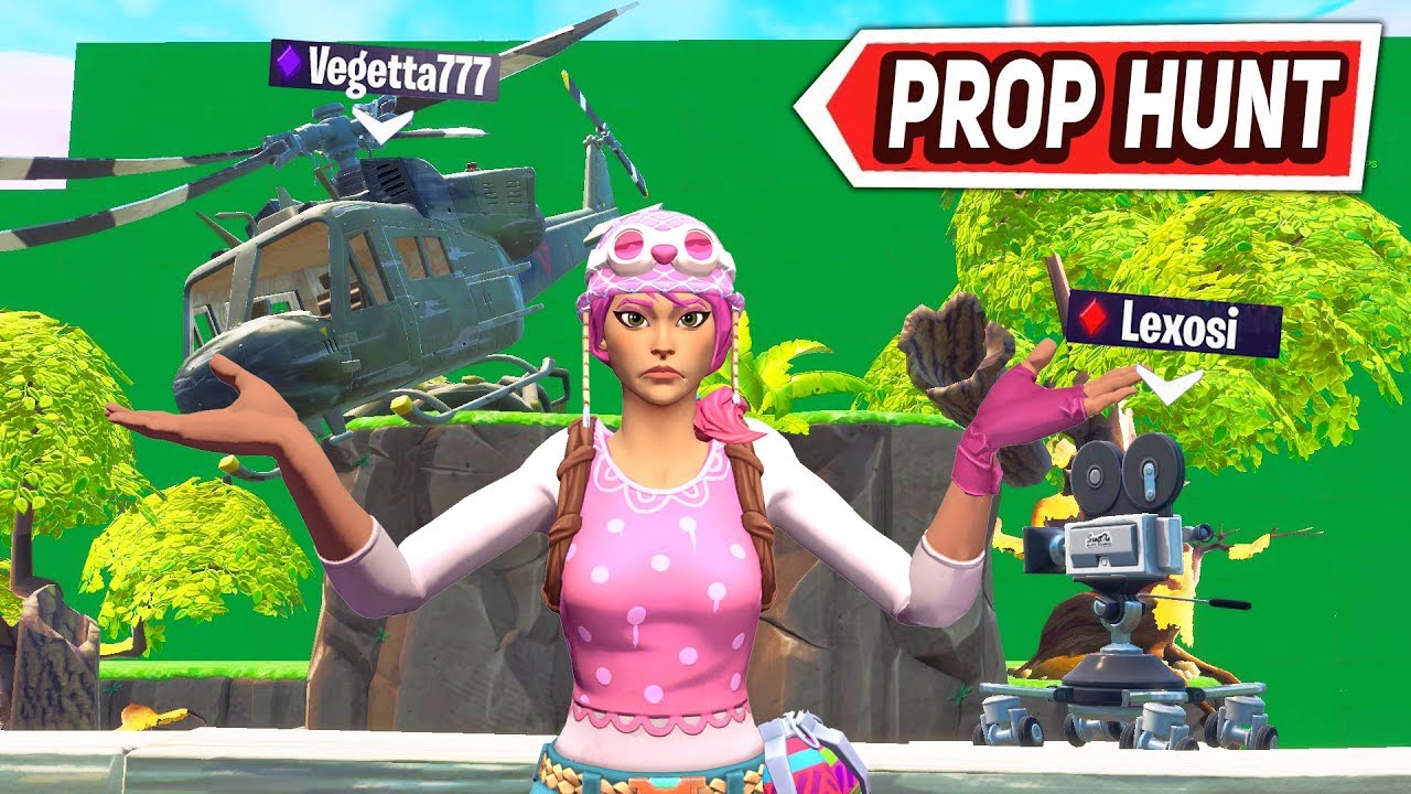 *NUEVO PROP HUNT EN HOLLYWOOD* FORTNITE PROP HUNT