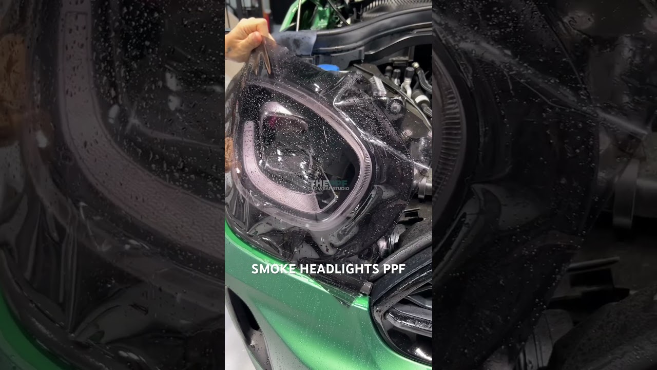 THE PPF - smoke headlights ppf installation #theppf