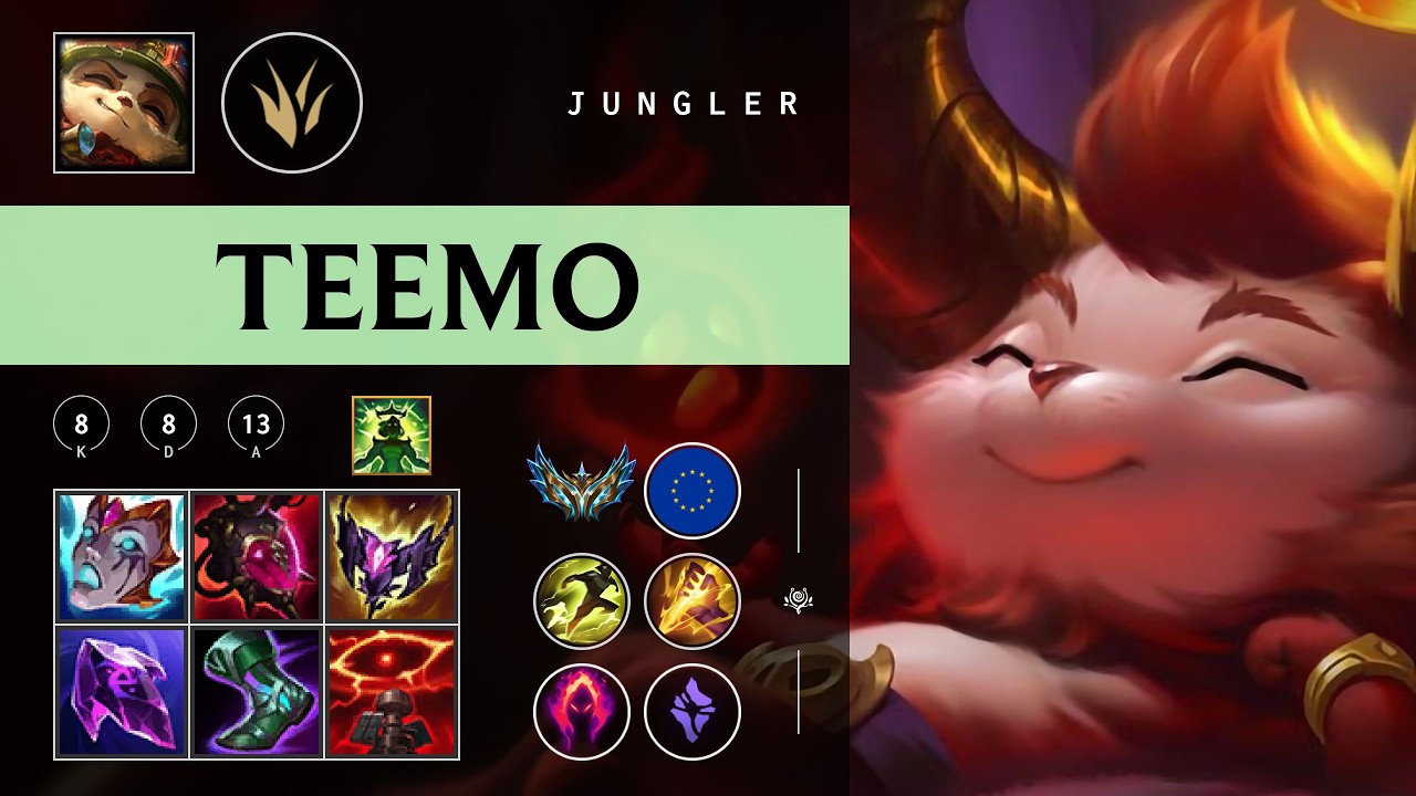 Teemo Jungle vs Talon - EUW Challenger Patch 26.03