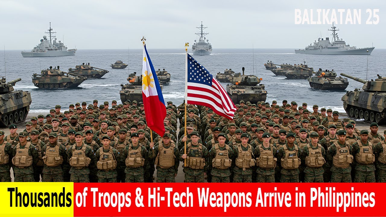 Thousands of Troops & Hi-Tech Weapons Arrive in Philippines | BALIKATAN 25 Begins