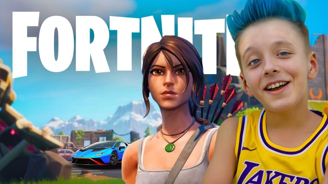 JAK ZDOBYĆ FAJNY SKIN W FORTNITE? Dawid kupił sobie i Arturowi LAMBORGHINI! 🔥🏎️