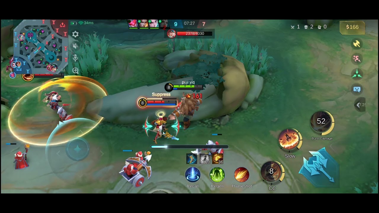 FRANCO,VEXANA,HANABI,TIGREAL,SABER VS COMPUTER KITA KALAH #MOBILE LEGENDS 