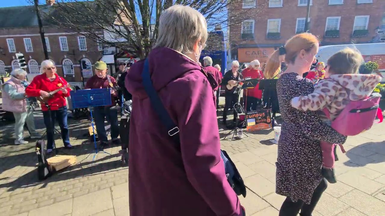 Ukulele band in Beccles, Suffolk