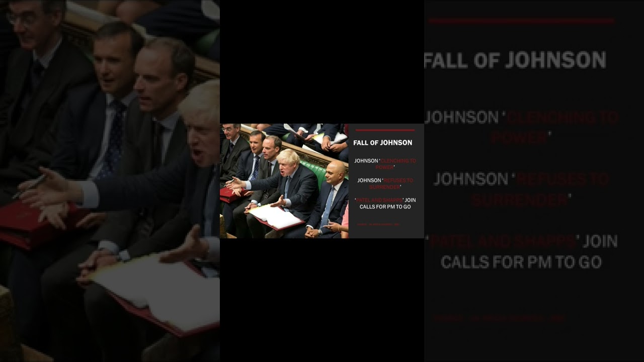 BORIS JOHNSON ‘CLENCHING TO POWER’ 