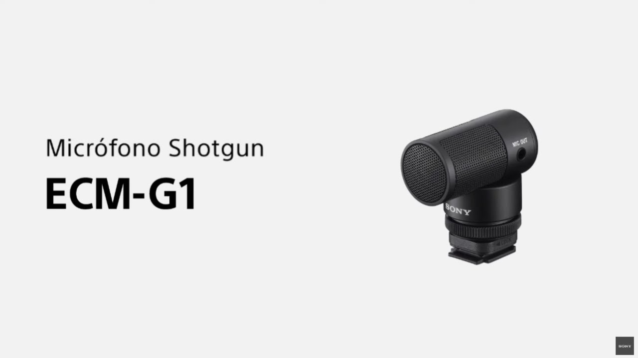 Nuevo Micr&oacute;fono Shotgun ECM-B1M | Sony  | Sony &alpha;