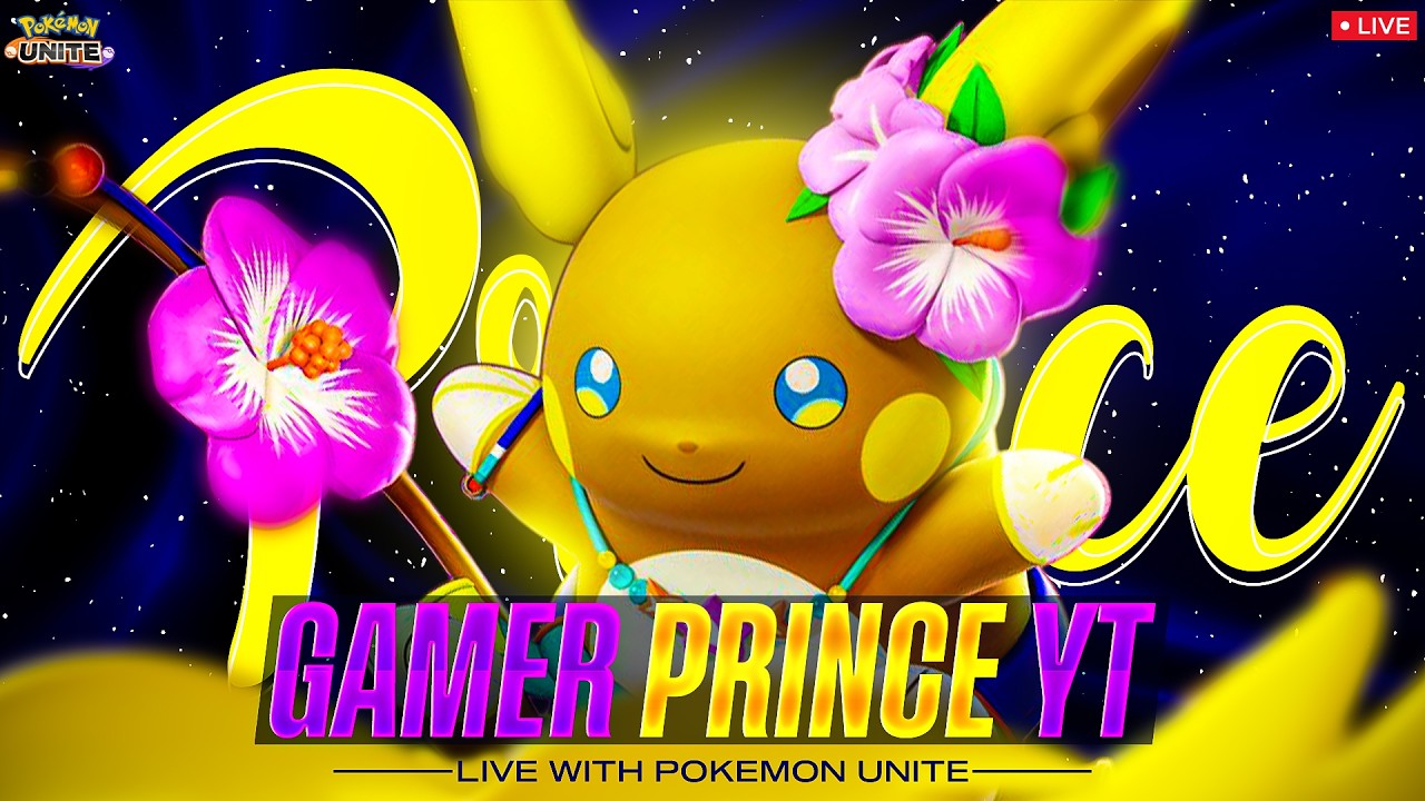Subah Subah 2 Kodi Ka Gameplay Leke Aagaya | Pokemon Unite Live | Gamer Prince YT