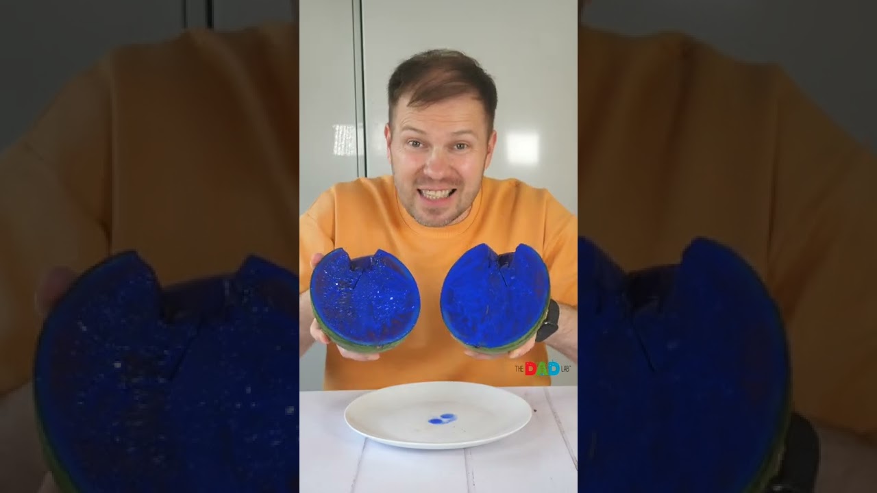 Blue Watermelon Science Experiment