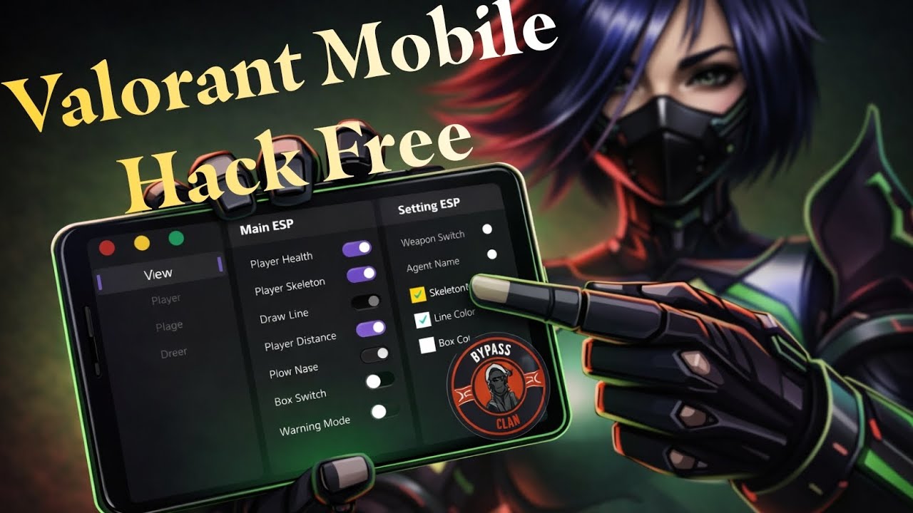Valorant Mobile Hack Free for android and ios • Aimbot and Esp and More 