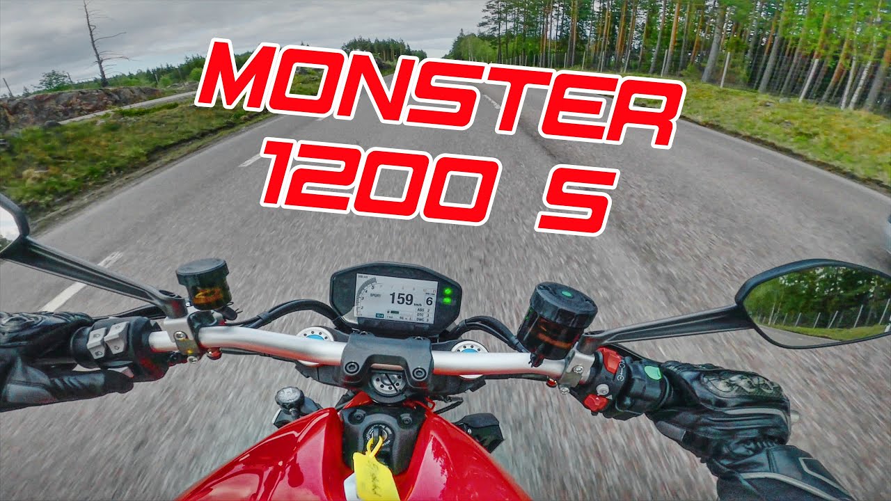 DUCATI MONSTER 1200 S TEST RIDE!!!