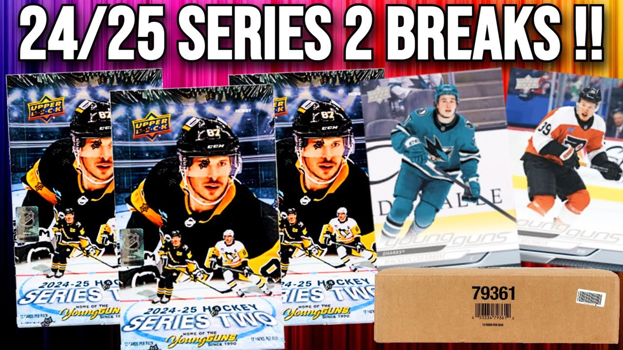 2024-25 Upper Deck Series 2 Hockey CASE BREAKS !! 🔥