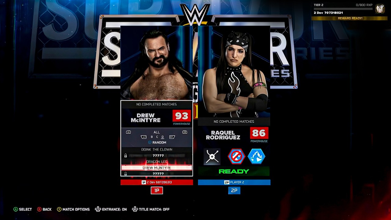 WWE 2K26: Main Menu, New Match Types, Selection Screen!